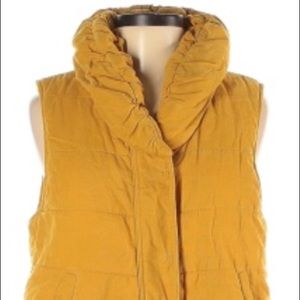Anthropologie Pilcro + Letterpress Vest XS yellow